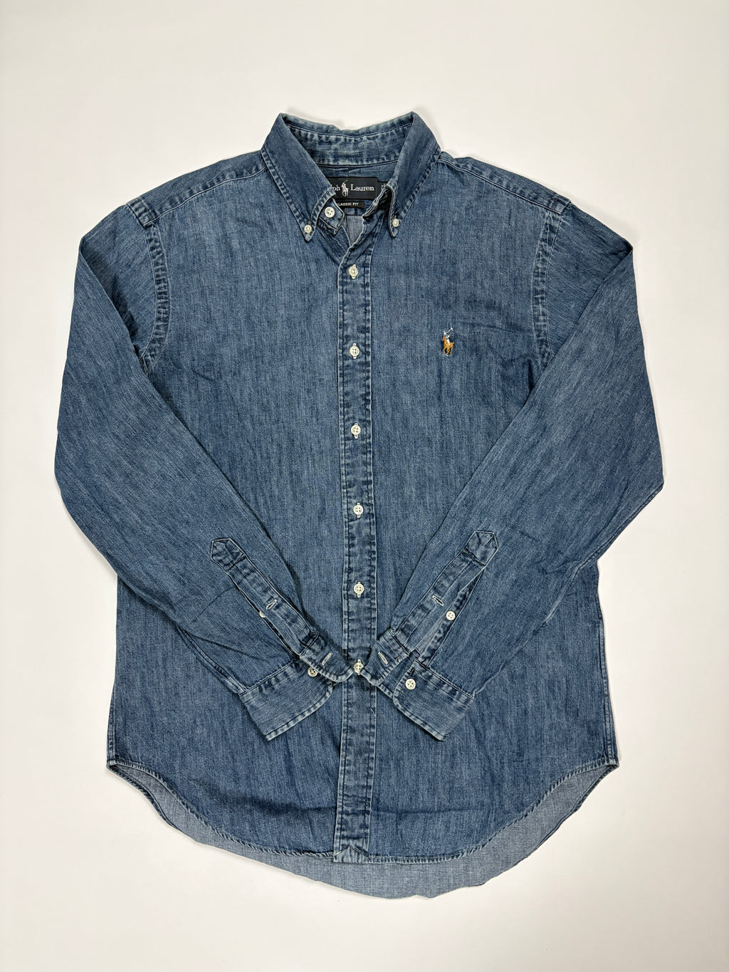 Polo Ralph Lauren denim skjorte (M)