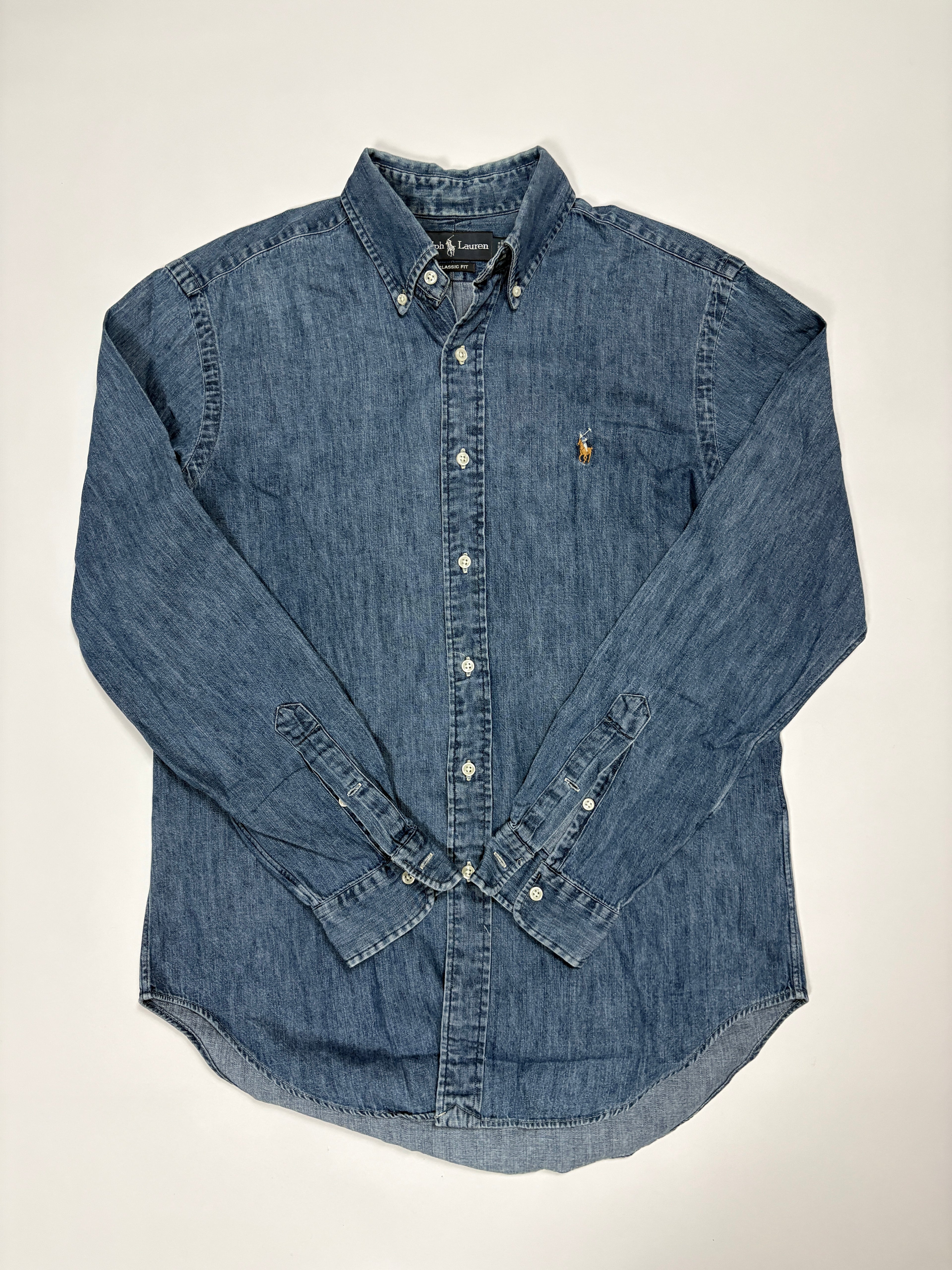 Polo Ralph Lauren denim skjorte (M)