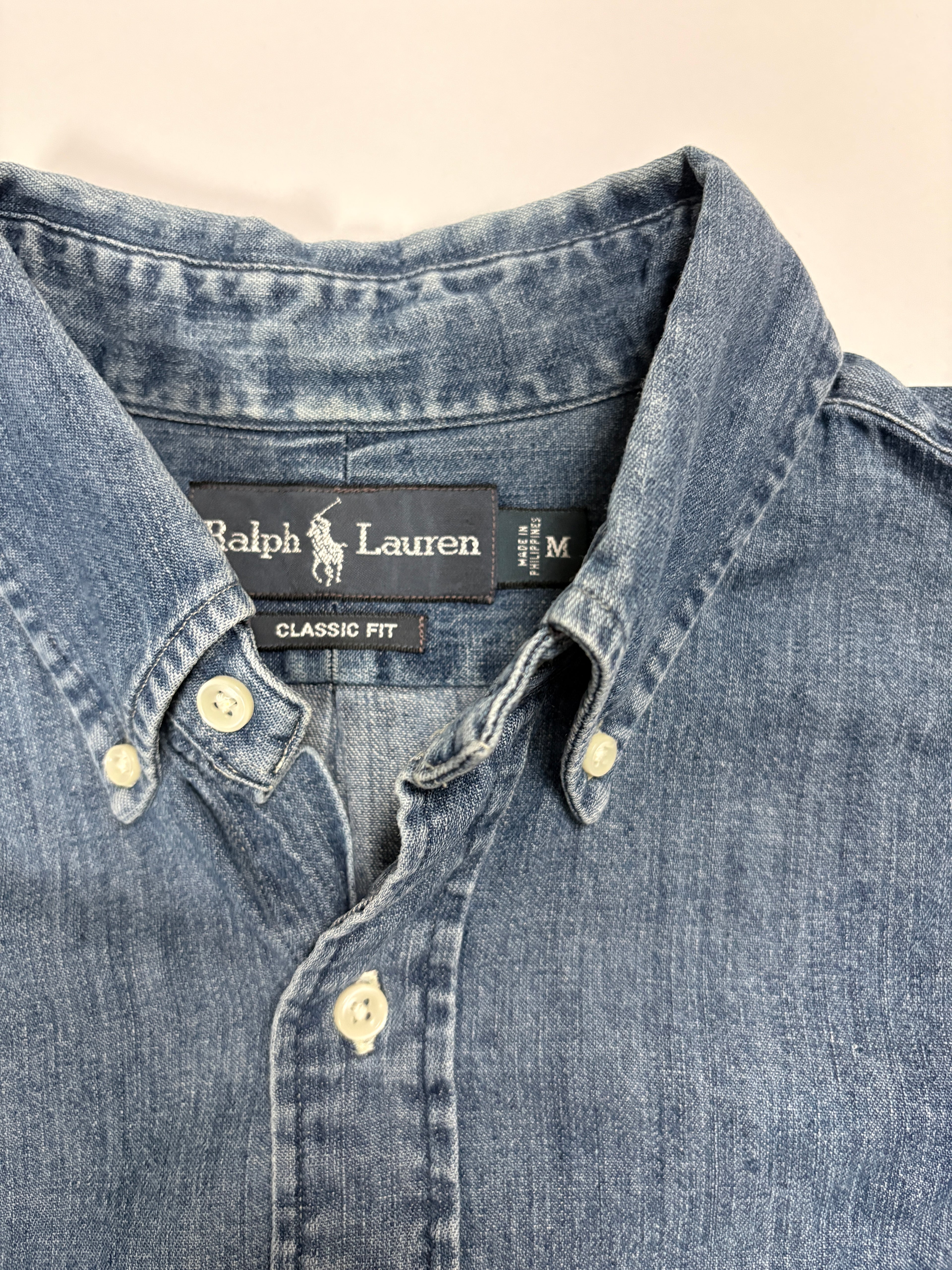Polo Ralph Lauren denim skjorte (M)