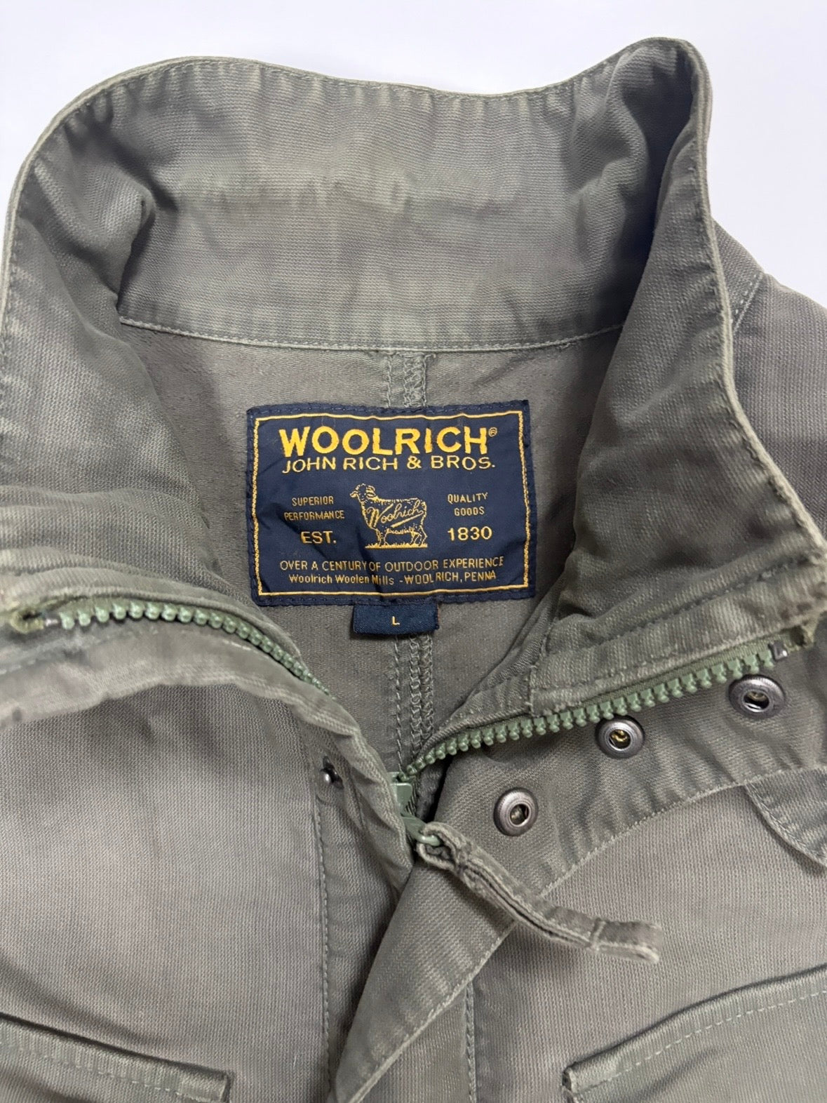 Woolrich field jakke (L)