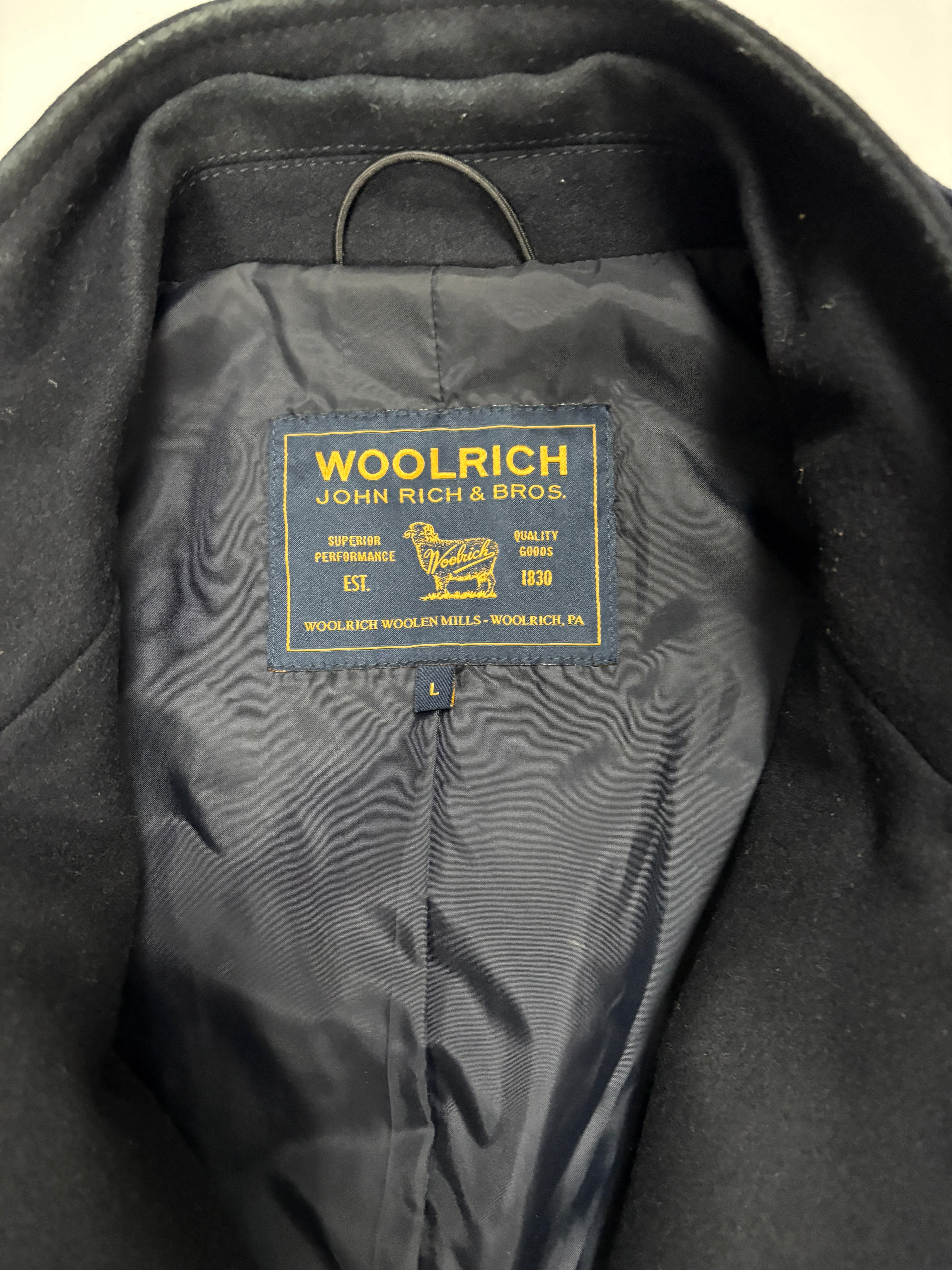 Woolrich overfrakk (L)