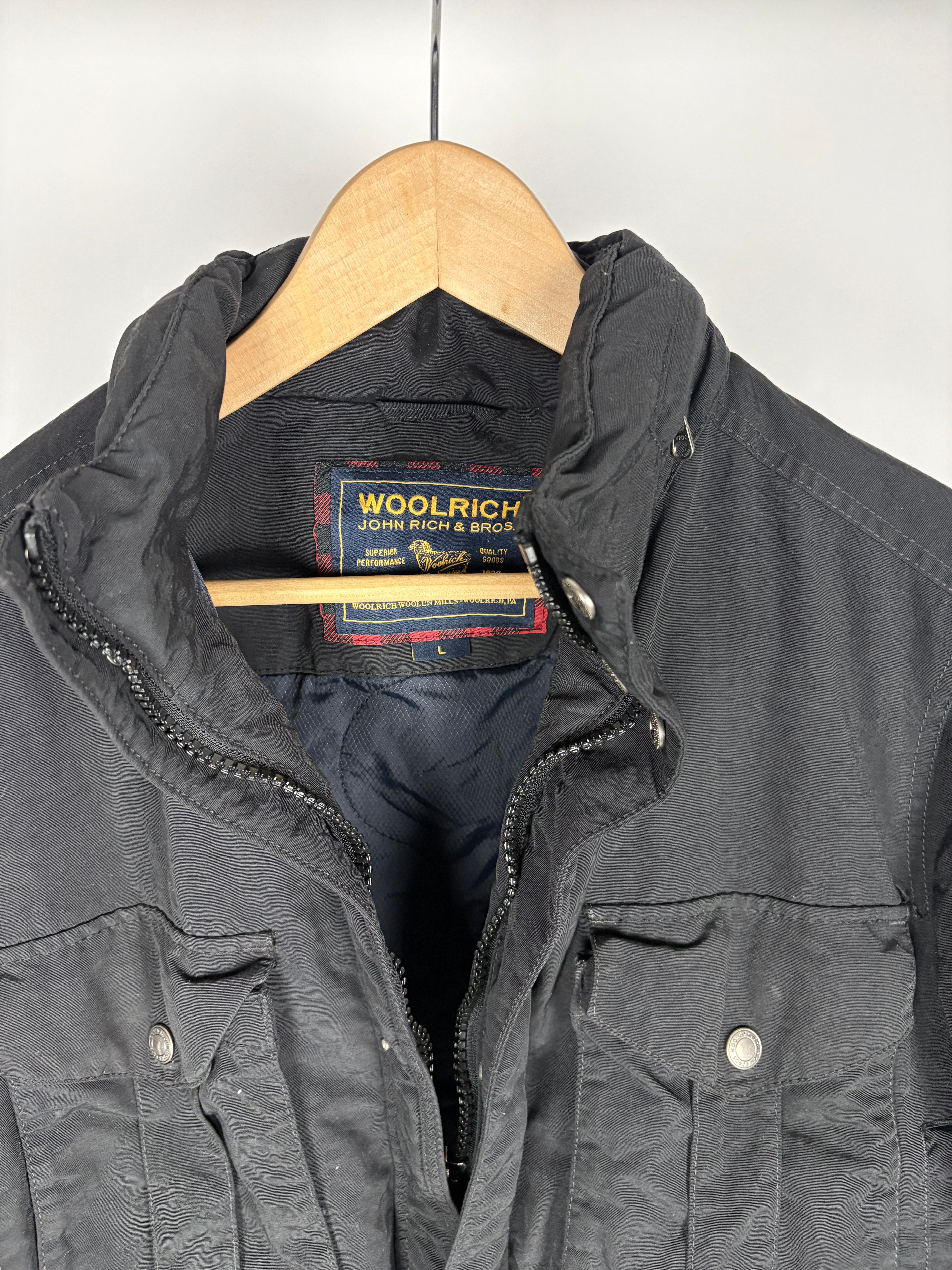 Woolrich field jakke (L)