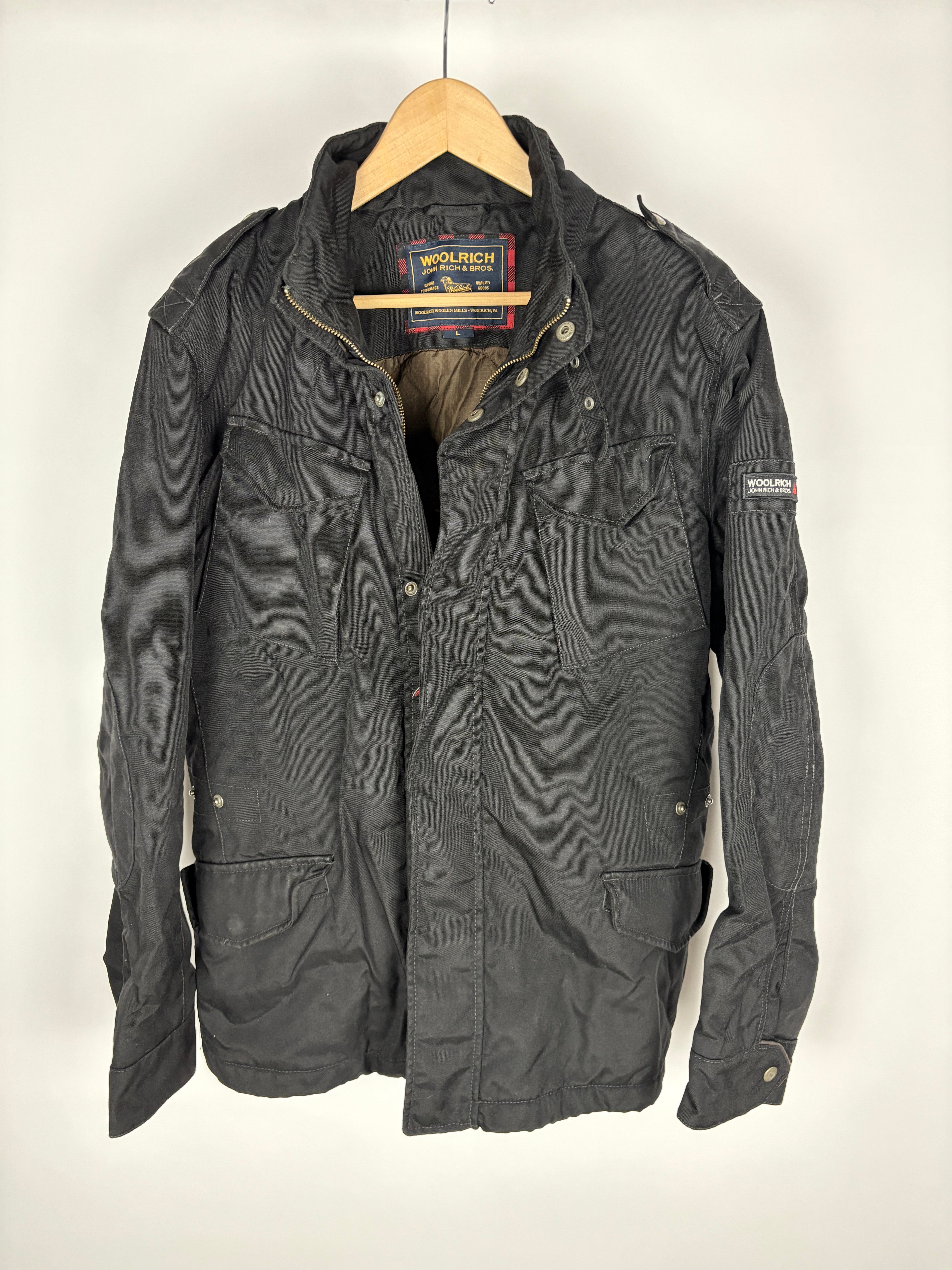 Woolrich field jakke (L)