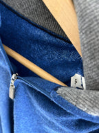Gran Sasso Half-zip genser i blå, str. 48 (S)