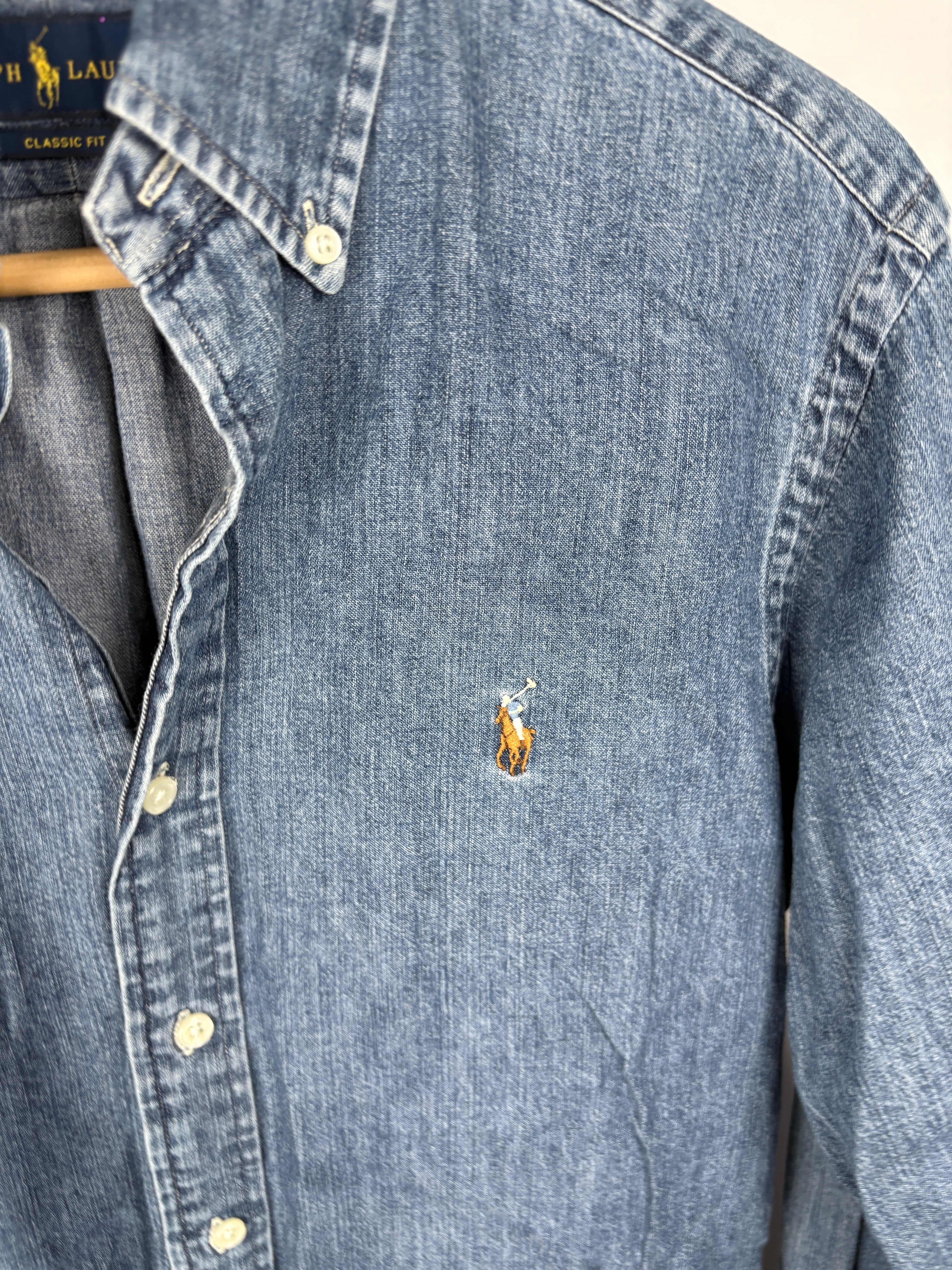 Polo Ralph Lauren denim skjorte (S)