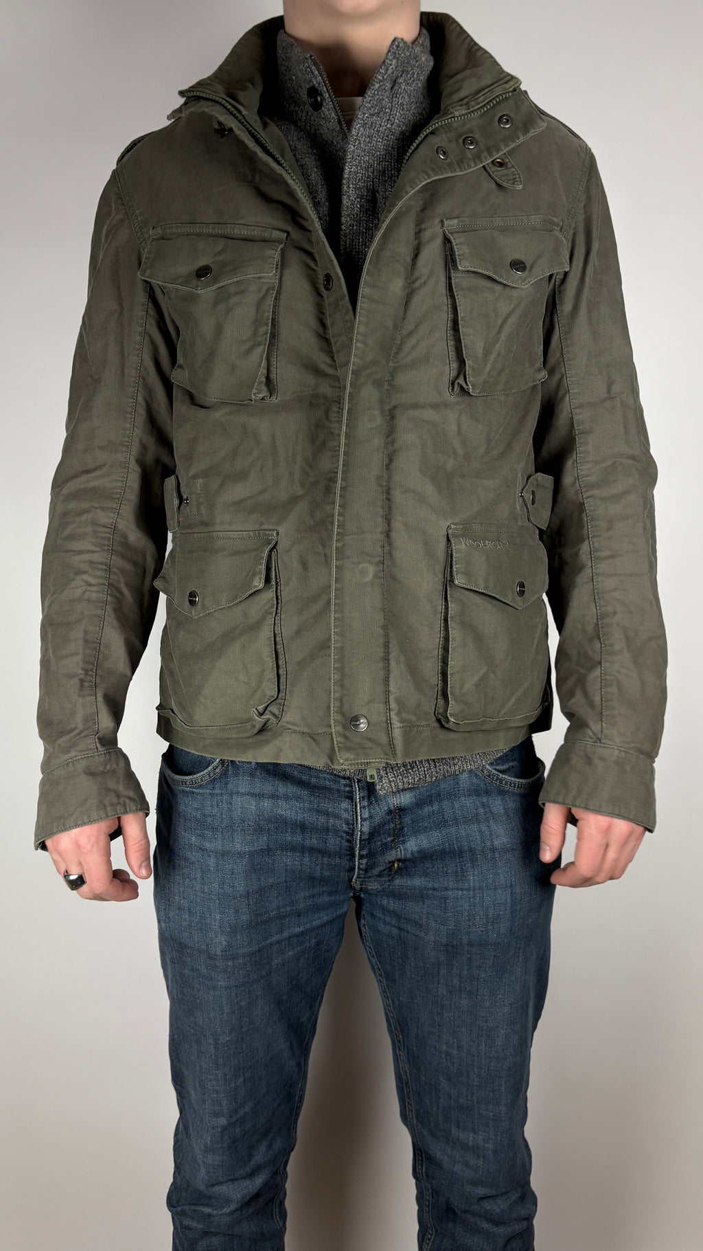Woolrich field jakke (L)