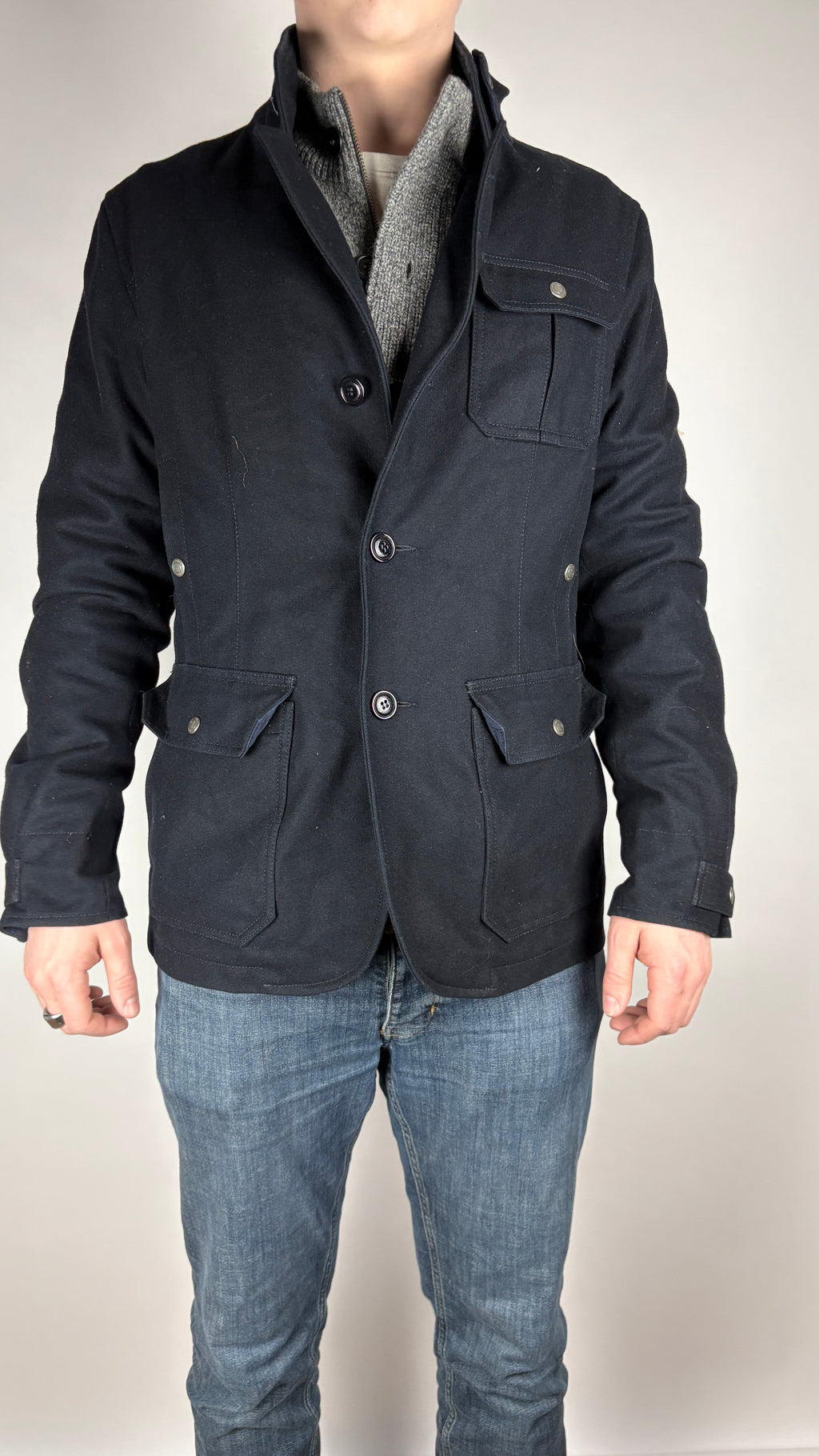 Woolrich overfrakk (L)