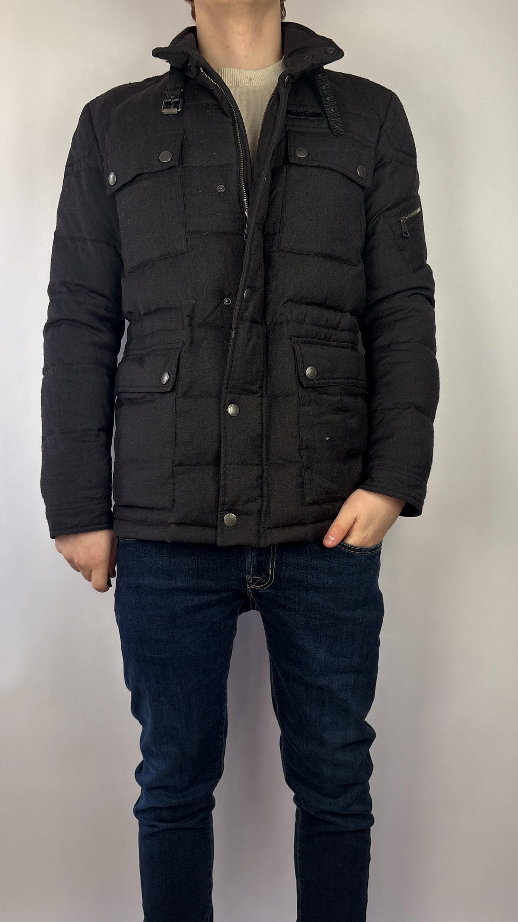 Burberry field boble jakke (S)