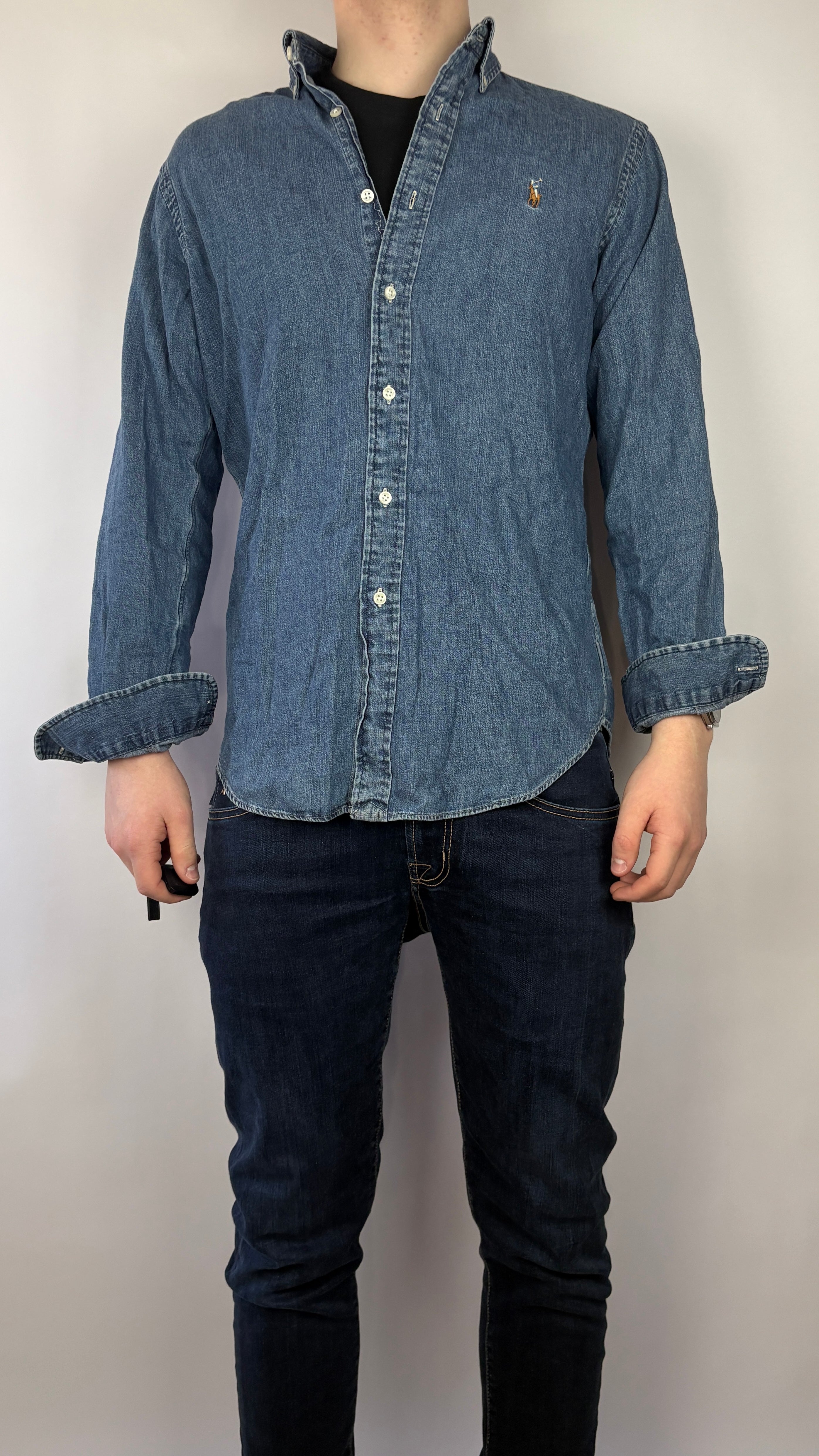 Polo Ralph Lauren denim skjorte (S)