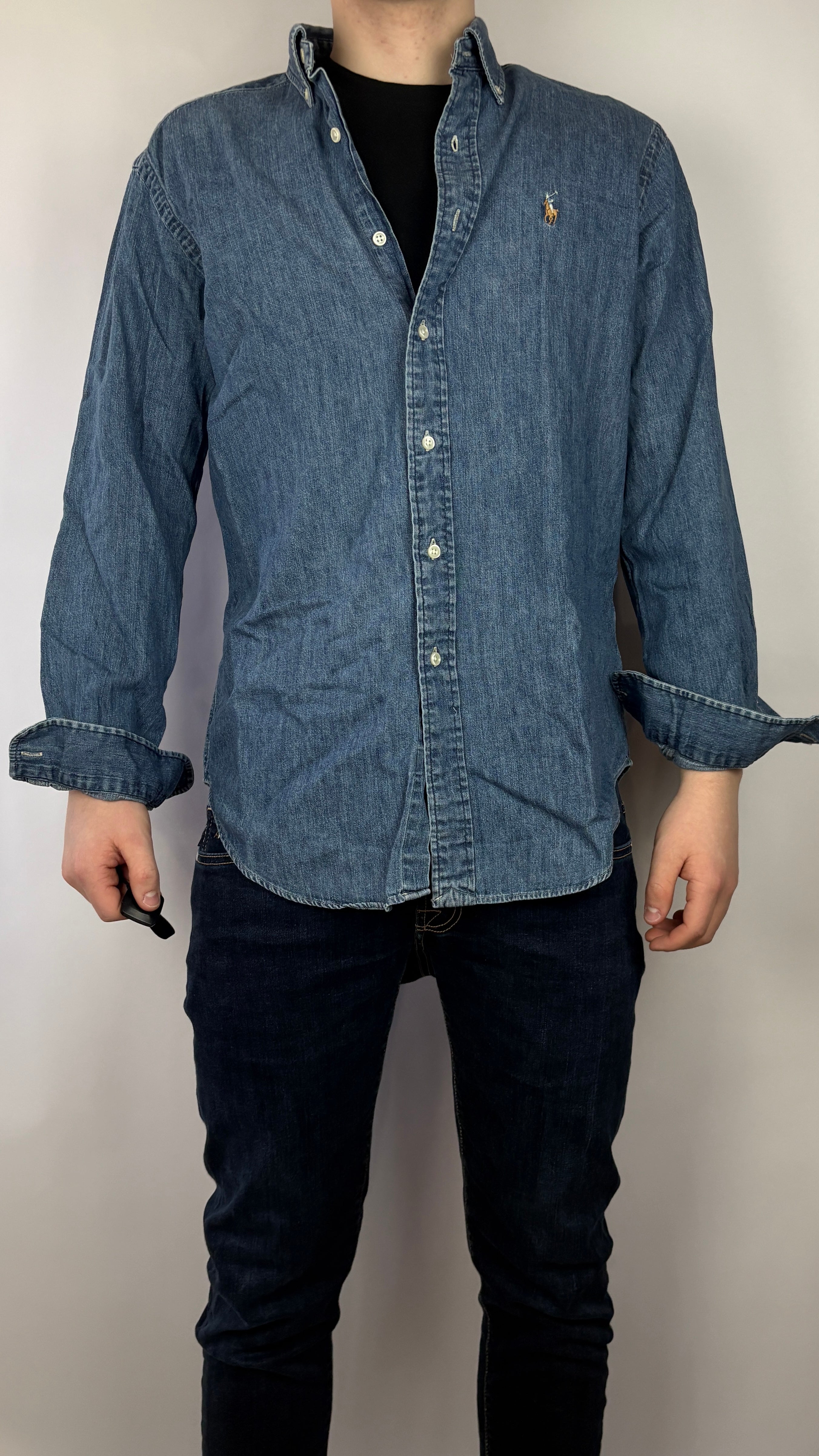 Polo Ralph Lauren denim skjorte (M)