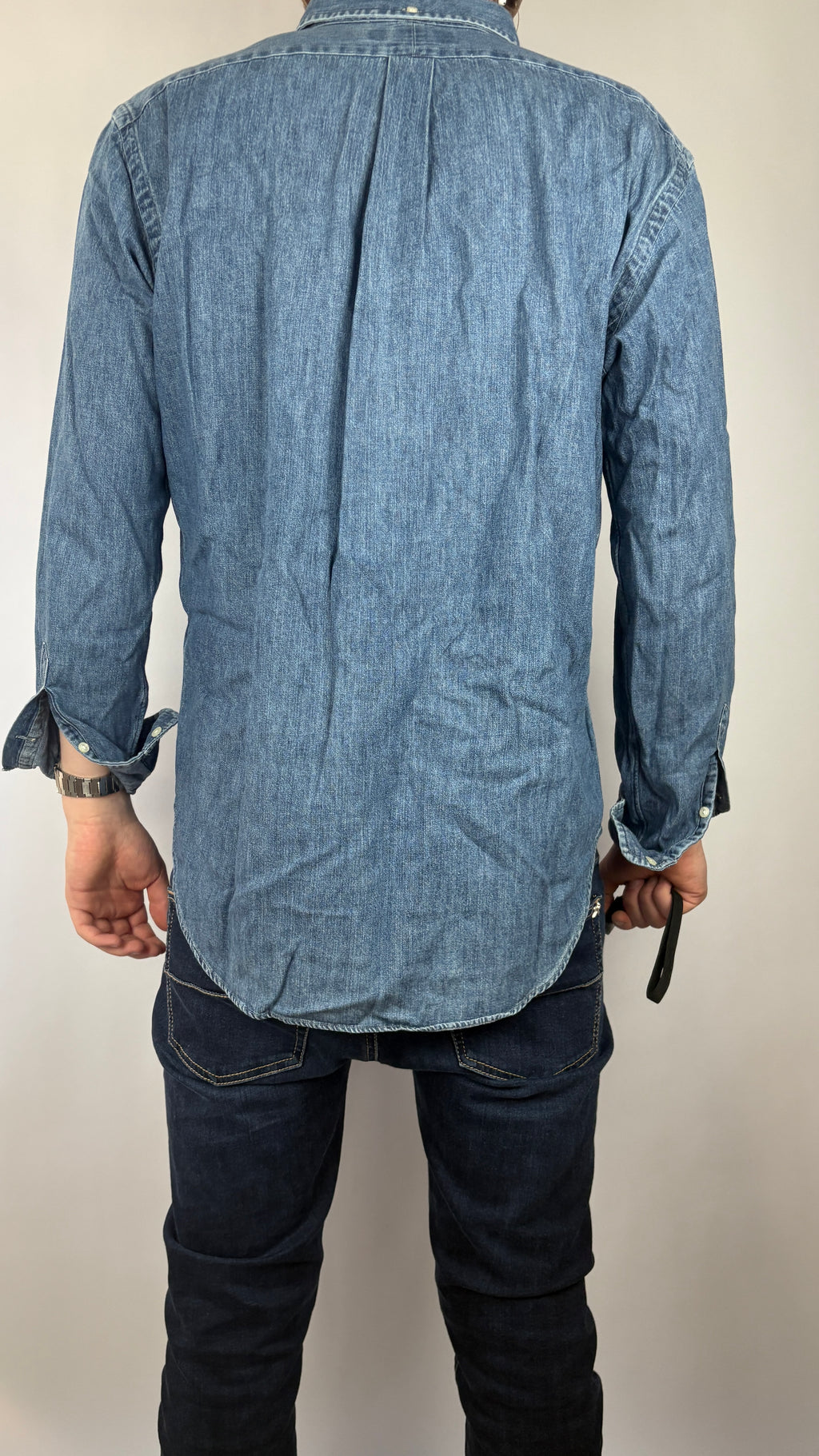 Polo Ralph Lauren denim skjorte (M)