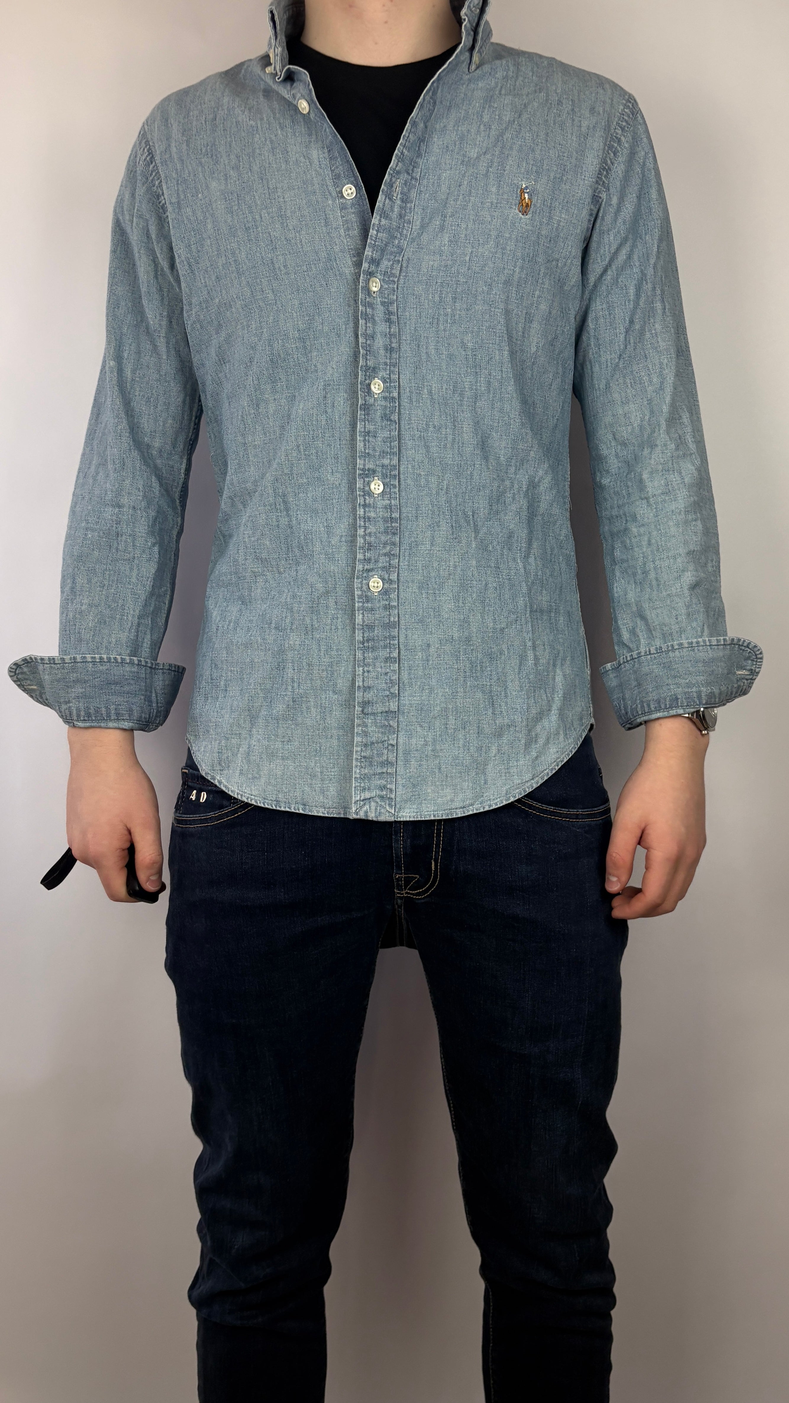 Polo Ralph Lauren denim skjorte (S)