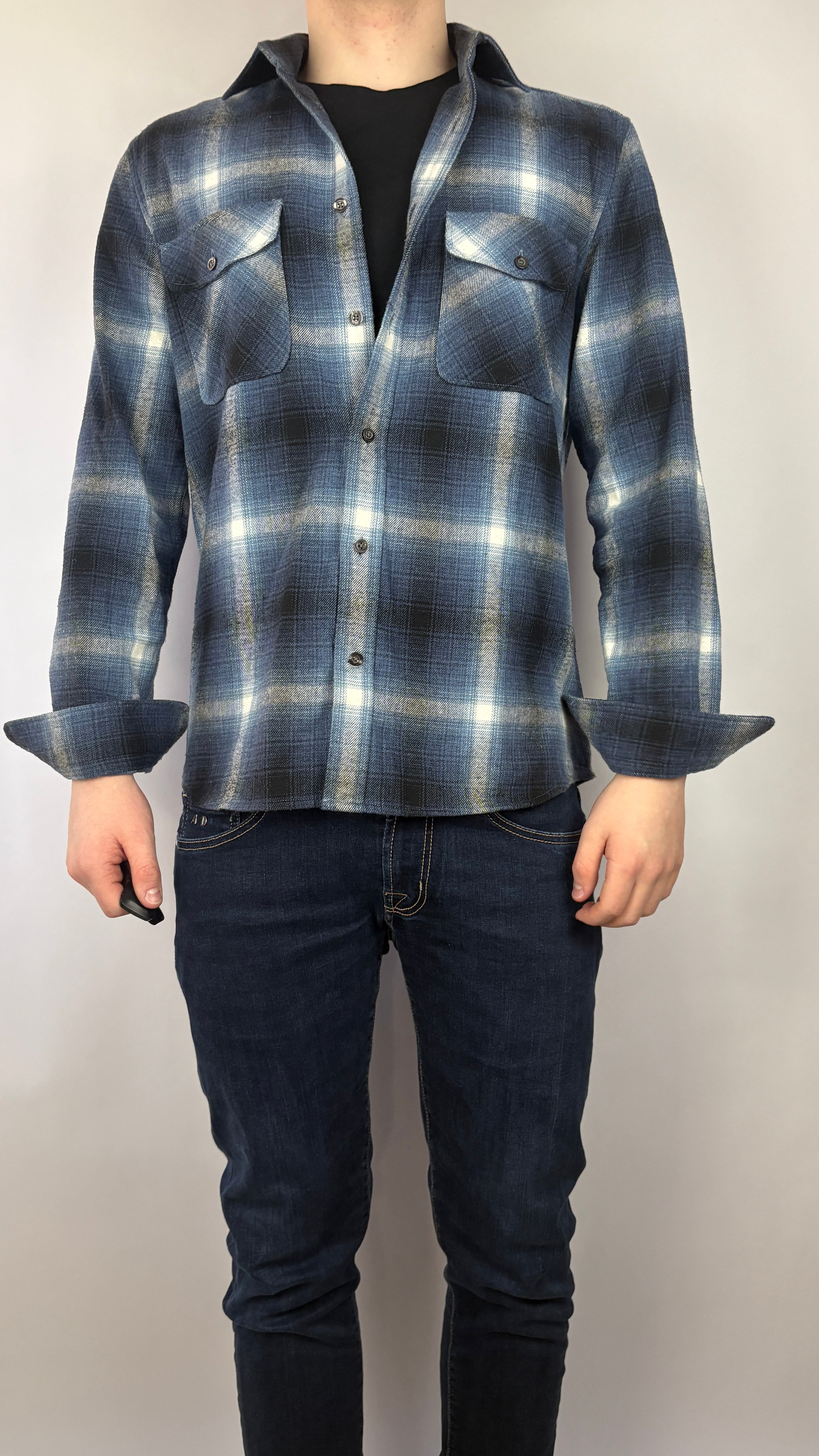 Reiss tykk skjorte (M)