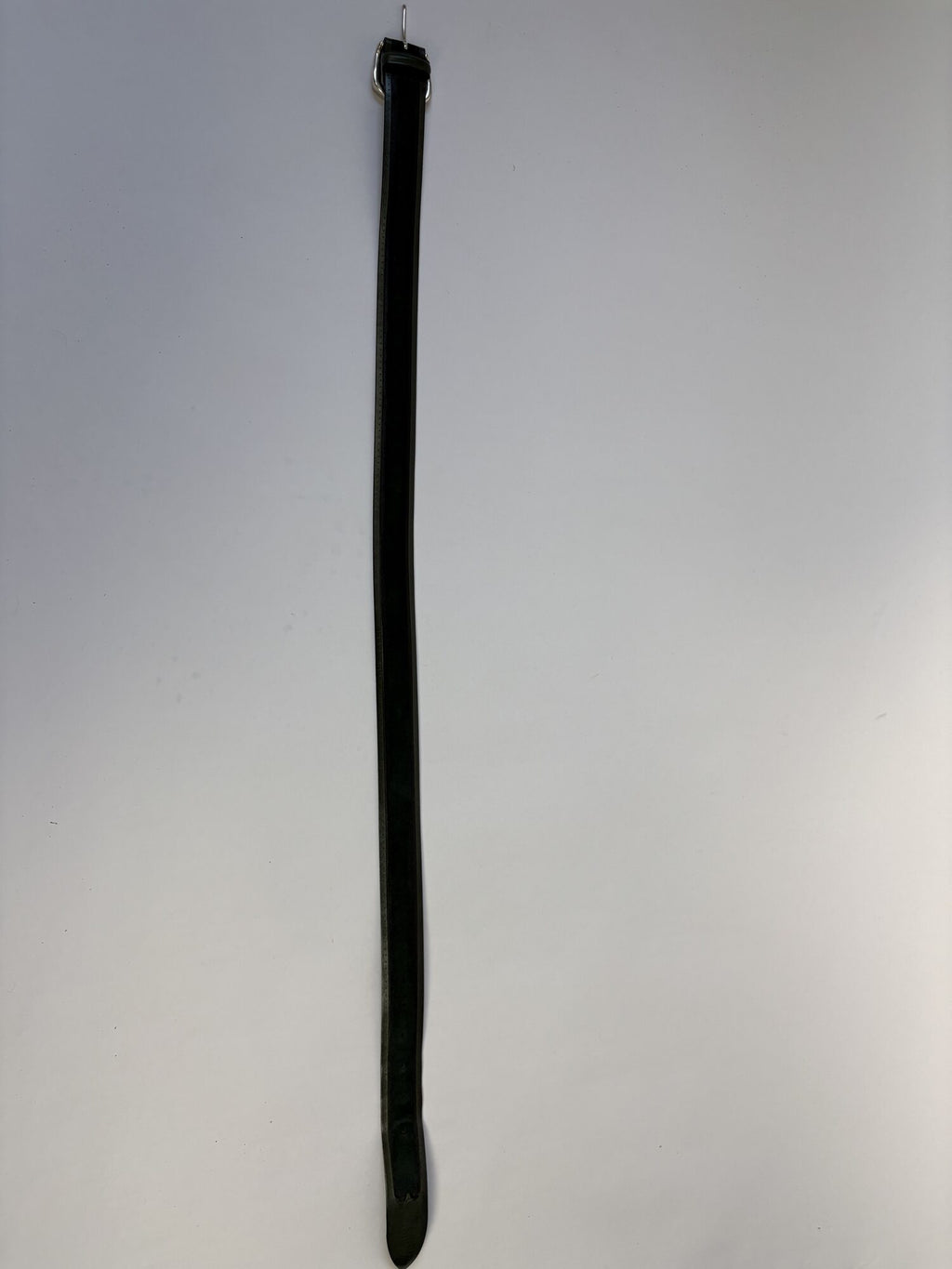 Orciani Skinnbelte i mørkegrønn, 85 cm