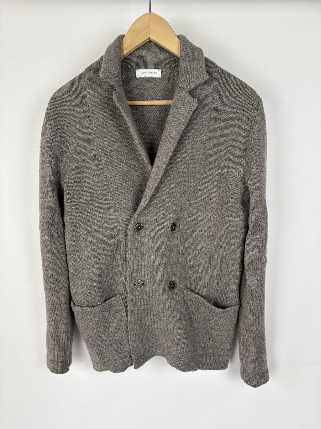 Gran Sasso Cardigan i lysebrun, str. 46 (S)