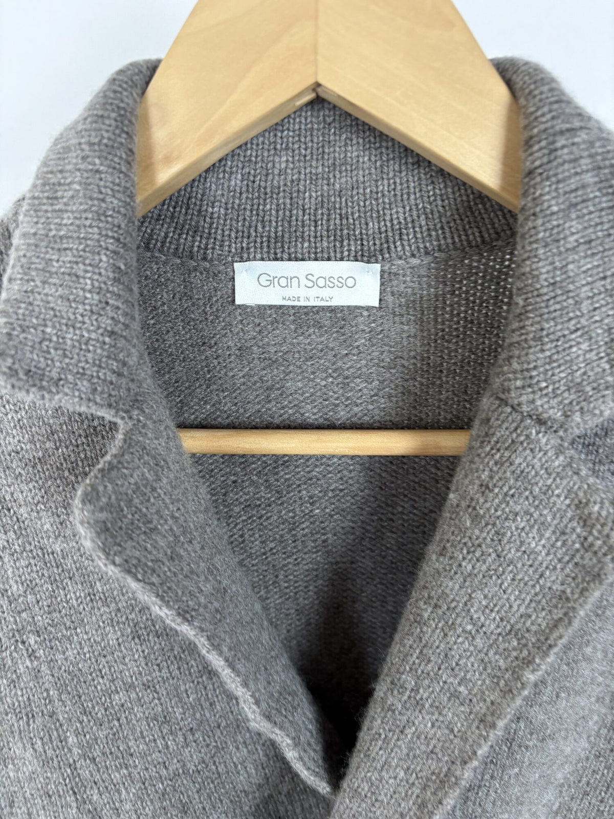Gran Sasso Cardigan i lysebrun, str. 46 (S)