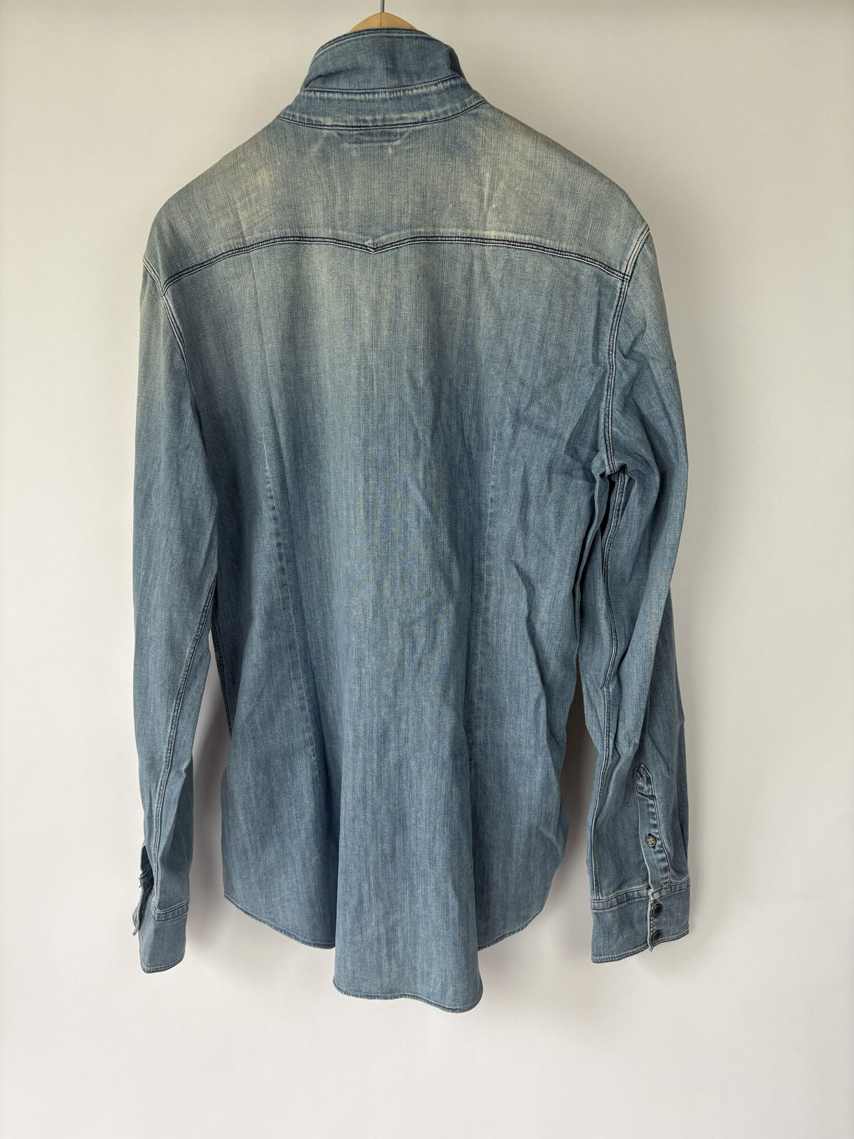 Jacob Cohen Denimskjorte i lyseblå, str. M/L