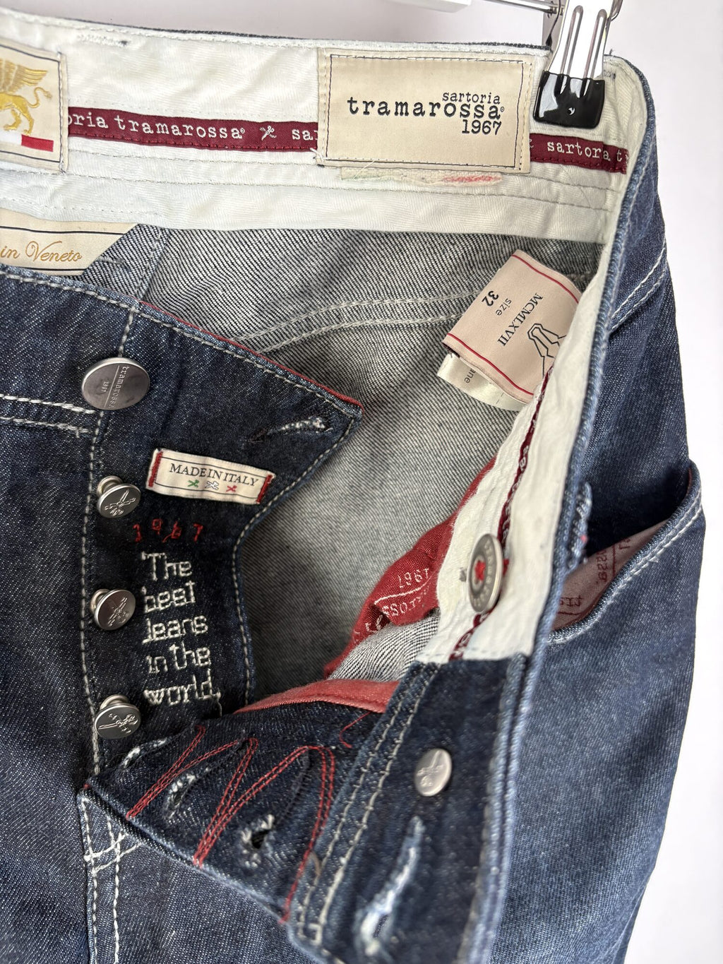 Tramarossa Leonardo jeans i marineblå, W32