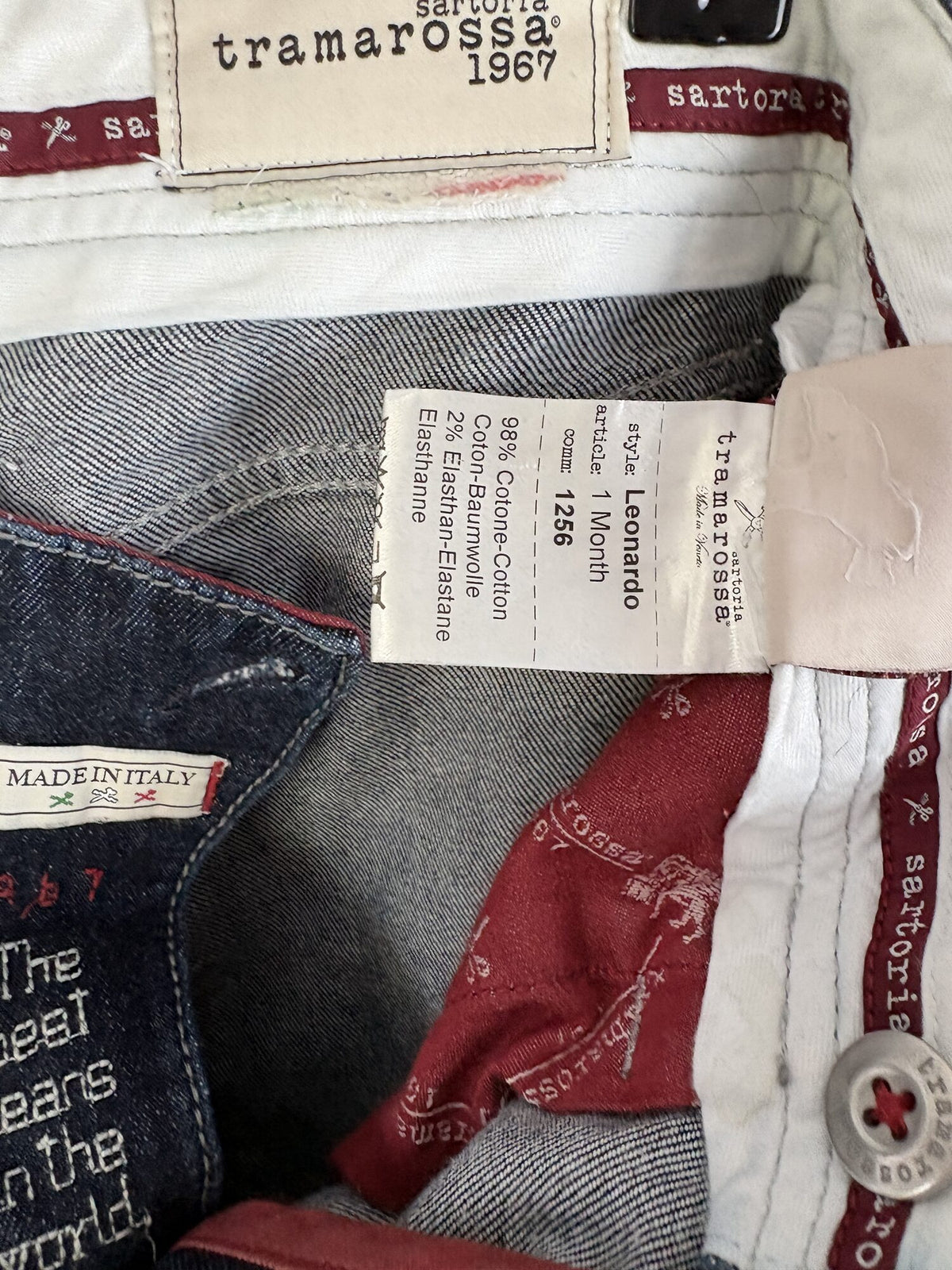 Tramarossa Leonardo jeans i marineblå, W32
